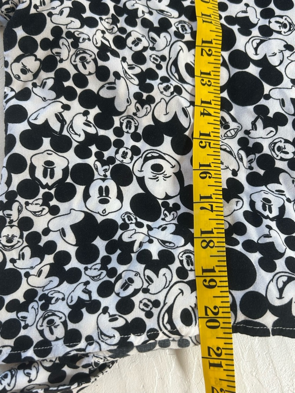 Her Universe Black and White Mickey Mouse Tie-Front Button Down - Picture 7 of 10